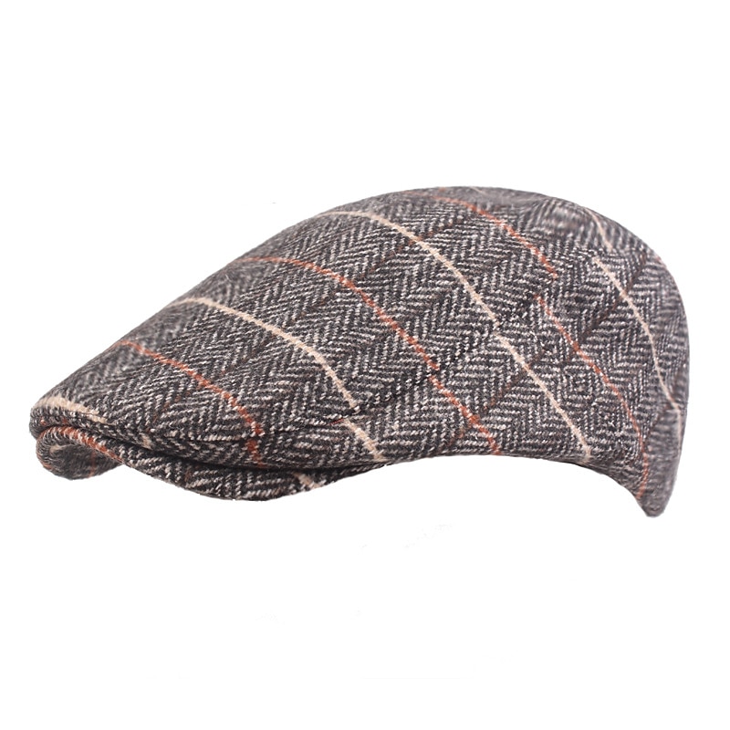 Per uomo Cappello basco Berretto in tweed Marrone Beige Cotone Streetwear Moda La moda degli anni '20 Esterno Giornaliero Per uscire Banda Caldo del 2025 a $17.99 –P5