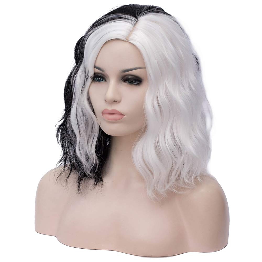Parrucca Ombre Corto Bob Sintetica Blu Viola Arcobaleno Colorata Capelli Lisci Parte Centrale Cosplay Fibra Resistente al Calore per Donne Costumi Pride Halloween del 2025 a $22.99 –P5