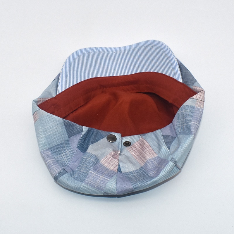 Homme Chapeau Béret Chapeau Confort Chaud Respirable Extérieur Plein Air du quotidien Imprimer Géométrique Plaid de 2025 ? $10.49 –P2