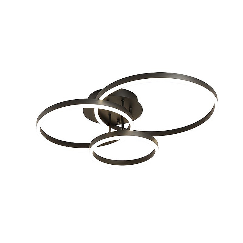 90 cm 3-Light Circle Design Ceiling Light Flush Mount Lights Metal Painted Finishes LED Nordic Postmodern Style for Dining Room Living Room 110-120/220-240V 2025 - $274.99 –P7