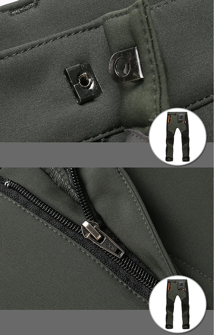 pantalones forrados de vellón para mujer pantalones impermeables para caminar pantalones pantalones softshell patchwork invierno al aire libre a prueba de viento cálidos y transpirables fondos ligeros verde militar naranja caza pesca acampar esquiar 2025 - $35.99 –P9
