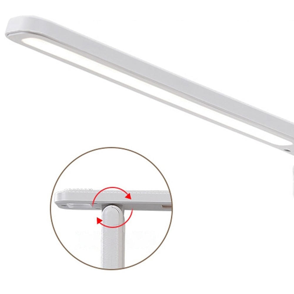 piccola lampada da scrivania pieghevole a led con ricarica USB, protezione per gli occhi intelligente per l'apprendimento della camera da letto e degli studenti del 2025 a $22.99 –P1