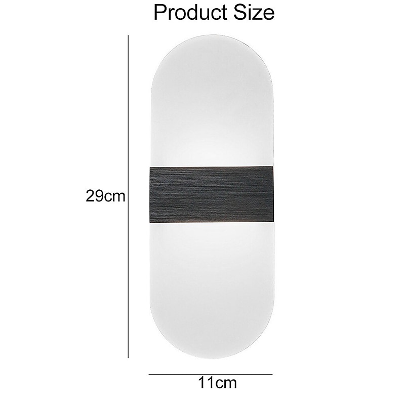 1-Light LED Wall Sconce Indoor Modern Acrylic Light Fixture for Bedroom Bathroom Corridor Stairs 6W Contemporary Wall Lamp 2025 - $38.99 –P2