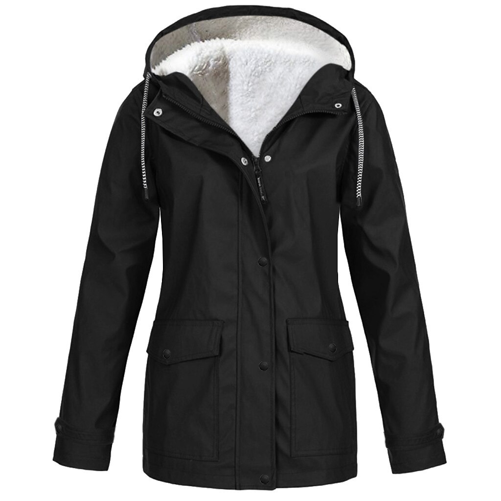Veste Softshell Femme Imperméable - Grandes Tailles - Doublure Polaire - Idéale Randonnée, Mi-saison - Coupe-vent Chaude
