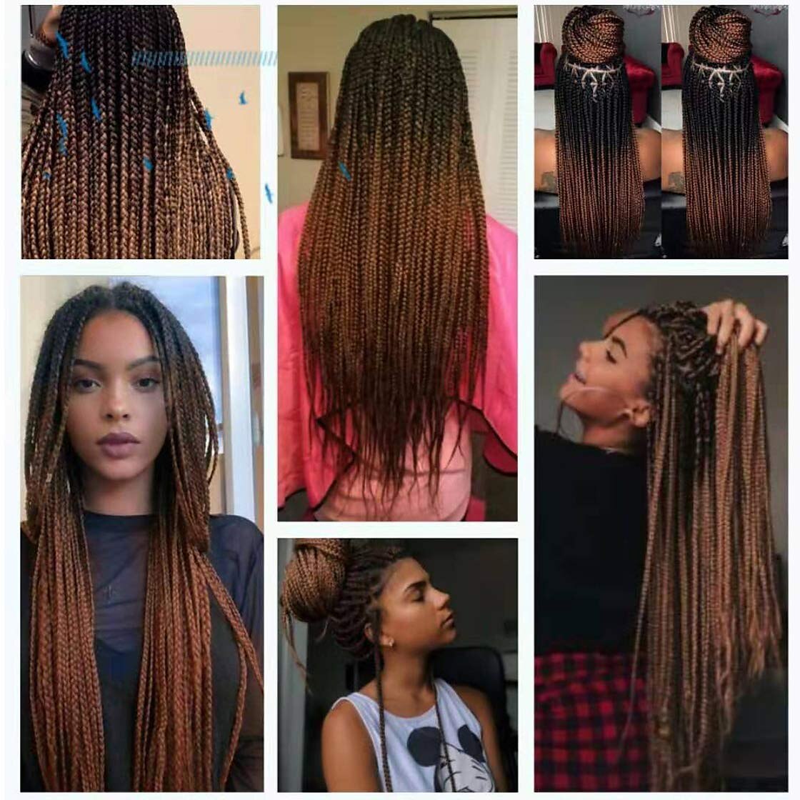 Synthetic Braiding Hair Ombre Braids Hair Jumbo Braiding Hair Extensions for Box Twist Braiding 24inch 3packs 2025 - $28.99 –P5