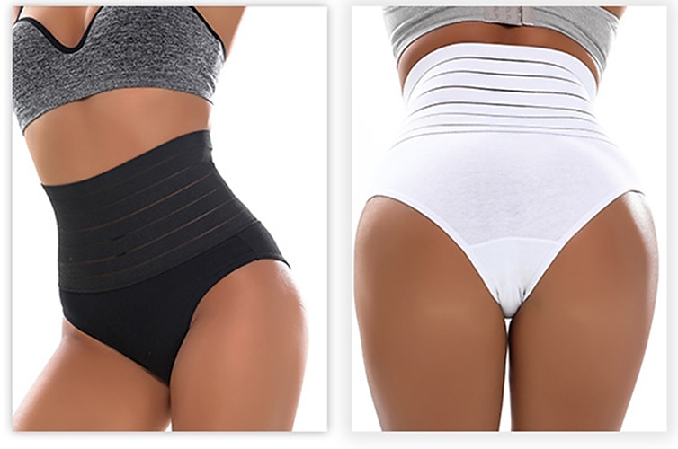 damskie majtki modelujące wyszczuplające modelujące brzuch push up podstawowe do biura walentynki joga sport seksowne oddychające bawełniane czyste kolory szwy sznurowane stroje domowe 2025 - $12.99 –P4