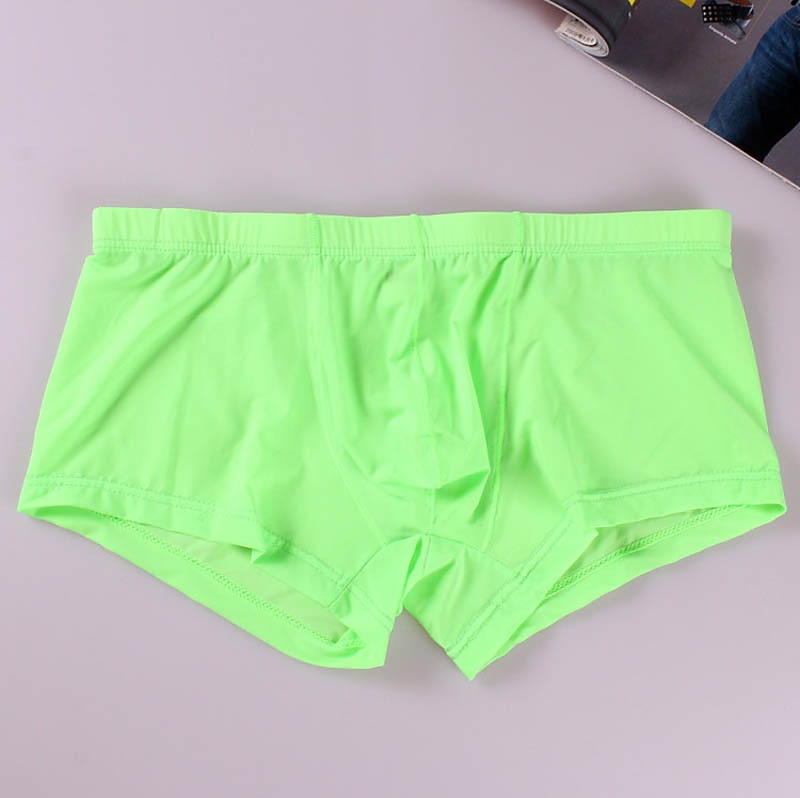 Homens 1 pacote Roupa Íntima Cueca Boxer Básico Poliéster Cor imaculada Cintura Baixa Azul Claro Preto de 2026 por $7.49 –P6