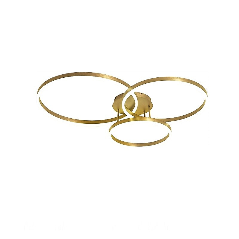90 cm 3-Light Circle Design Ceiling Light Flush Mount Lights Metal Painted Finishes LED Nordic Postmodern Style for Dining Room Living Room 110-120/220-240V 2025 - $274.99 –P6