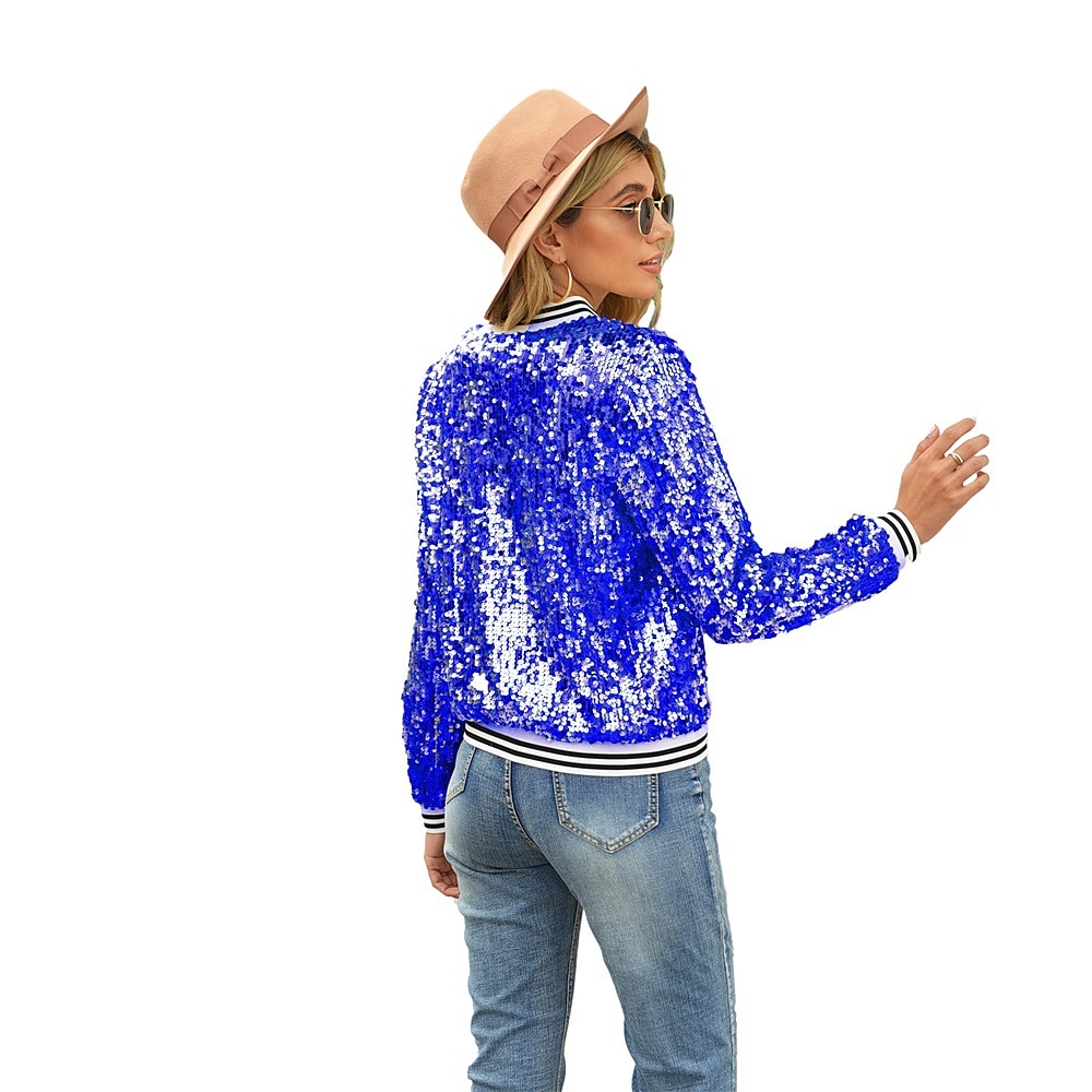Glitter Monogram Bomber Jacket - OBSOLETES DO NOT TOUCH 1AAWOK