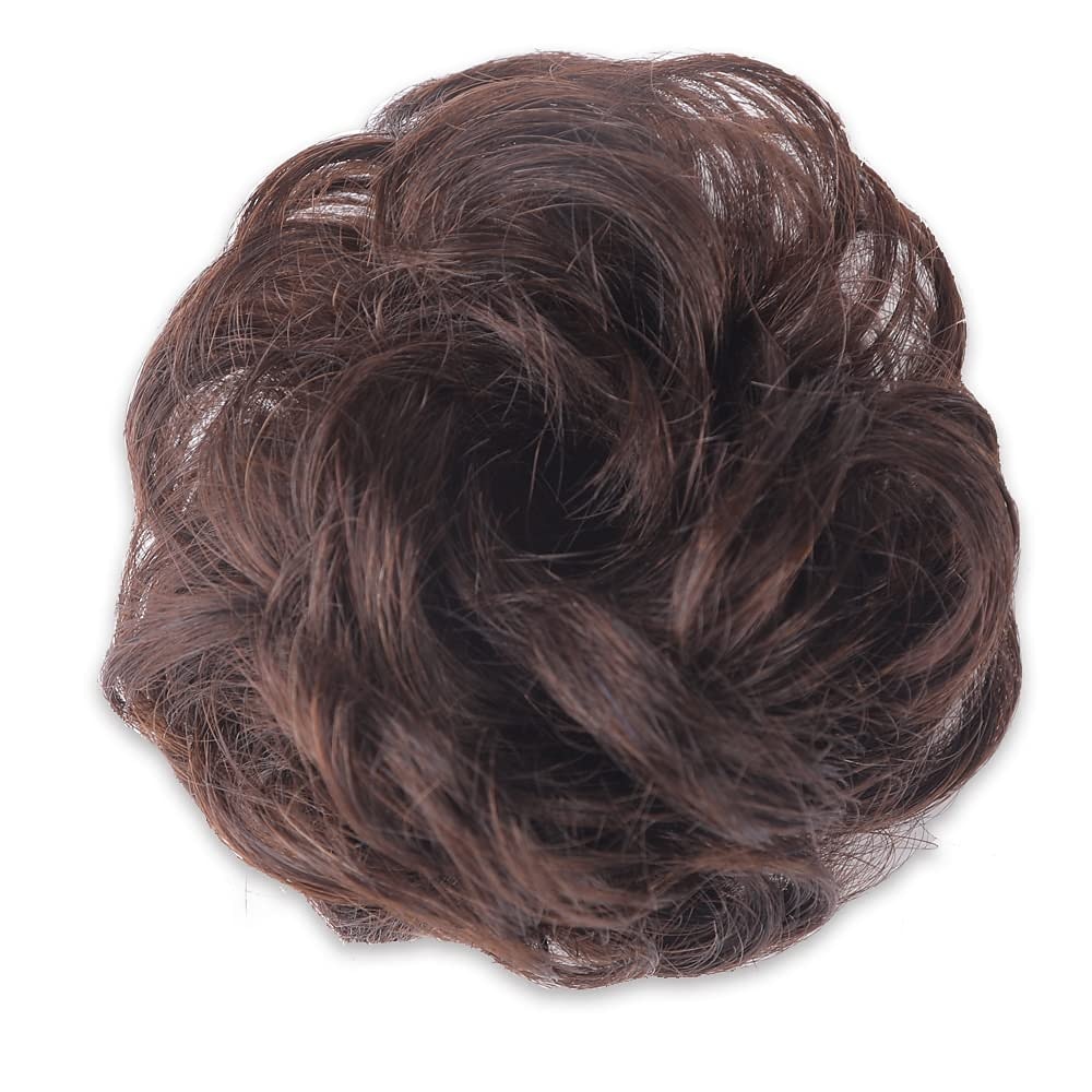 Wodemate 100% Human Hair Bun 1 PCS Messy Bun Hair Piece Extension Curly Natural Bun Hair Pieces for Women/Kids 2025 - $20.99 –P2