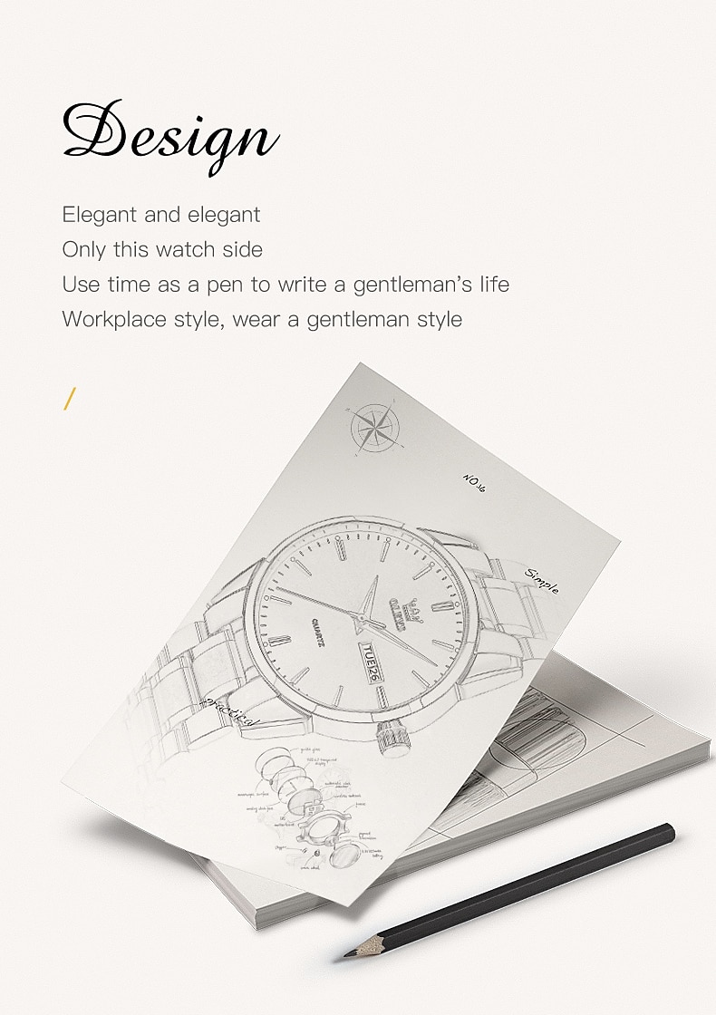 OLEVS Men Quartz Watch Calendar Minimalist Luxury Large Dial Luminous Calendar Date Week Waterproof Stainless Steel Strap Watch 2026 - $37.99 –P11