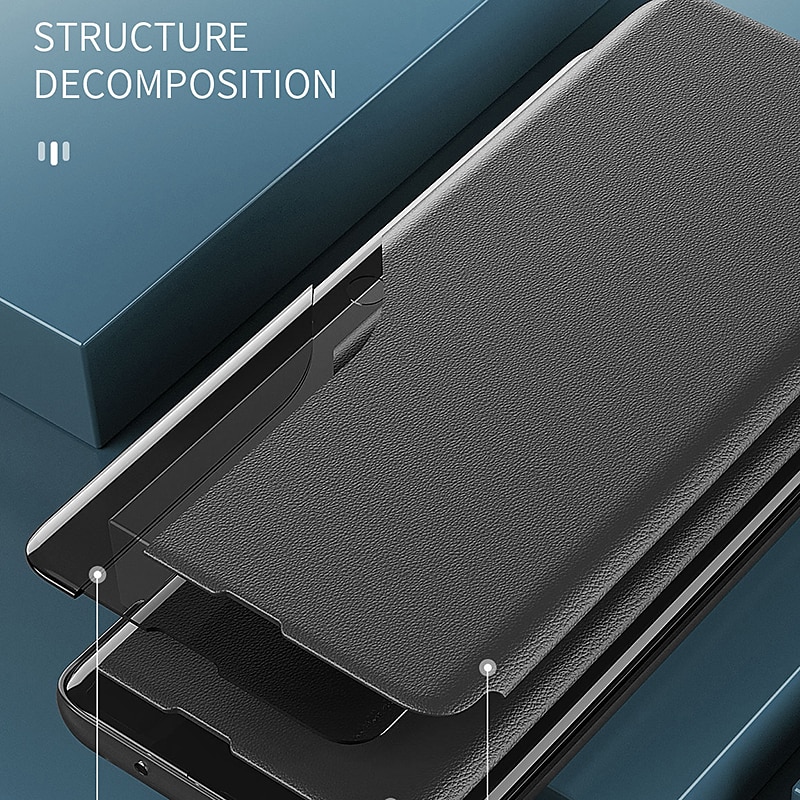 Phone Case For Samsung Galaxy S24 S22 S21 S20 Plus Ultra A54 A34 A14 A72 S10 S9 A52 A22 S25 Ultra Flip with Stand Holder Magnetic Dustproof Solid Colored TPU 2025 - $18.99 –P7
