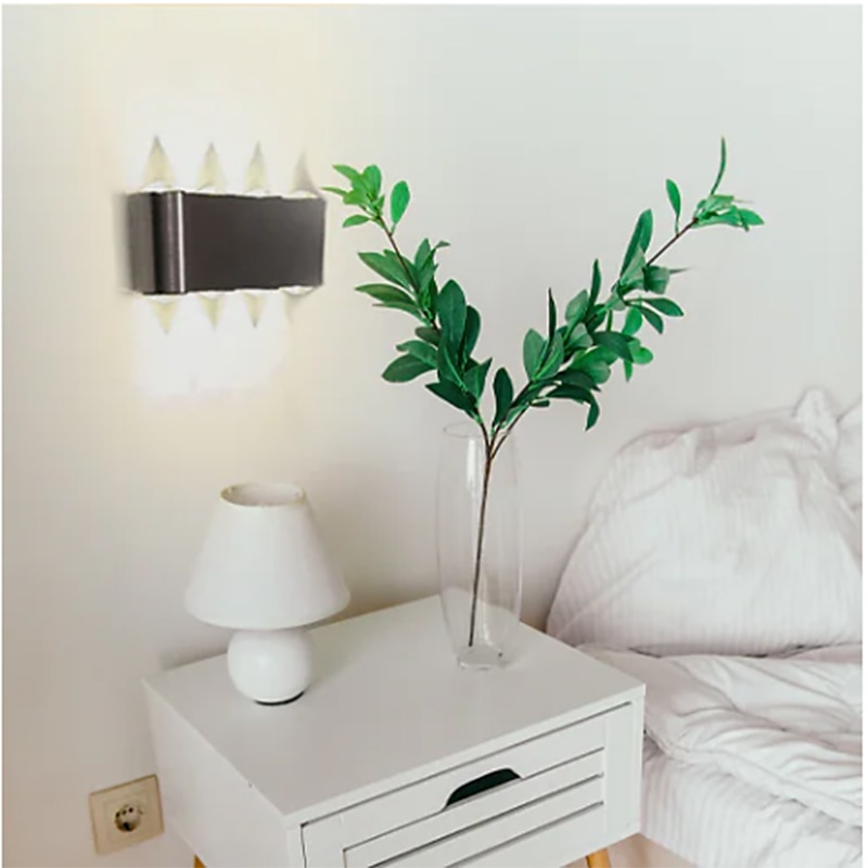 Lightinthebox 8-flammige 19 cm LED-Wandleuchte, moderne Wandleuchte im Mini-Stil, Innenbereich, Flur, Aluminium, dekorative Wandleuchte, integrierte Beleuchtung, Beleuchtung, 85–265 V, 8 W 2025 - $28.99 –P4