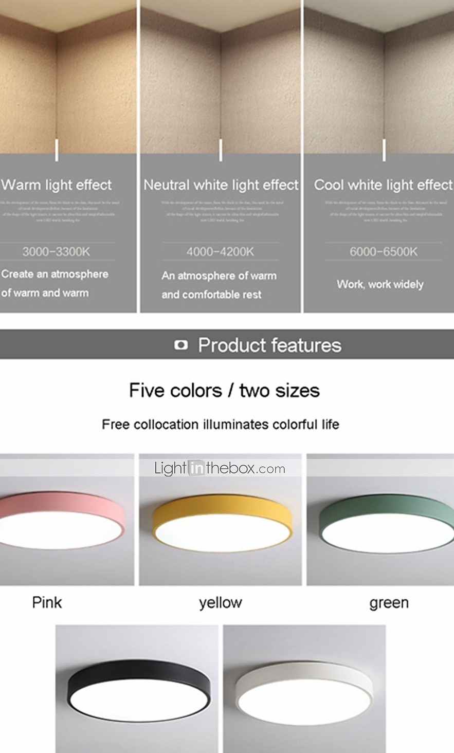 1-Light 40 cm Ceiling Light Eye Protection / Creative / WIFI Control Flush Mount Lights Metal Acrylic Chic & Modern Modern Simple 200-240V / FCC 2026 - $119.99 –P9