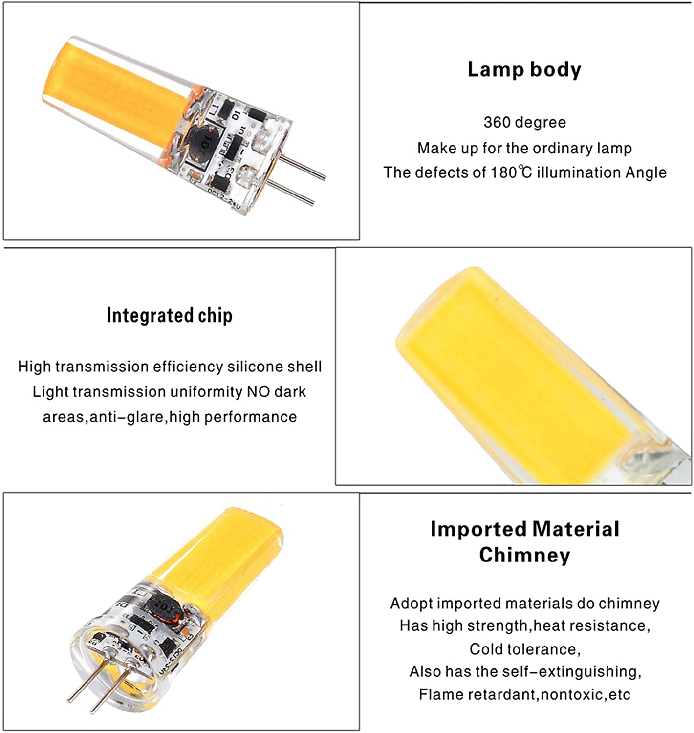 10PCS 6PCS 2PCS G4 G9 E14 LED Bulb 5W Replaces 50W Halogen Bulb 2508-COB Mini Bulb for Cabinet Landscape Chandelier Light Appliance Bulbs AC220V 2025 - $12.49 –P1