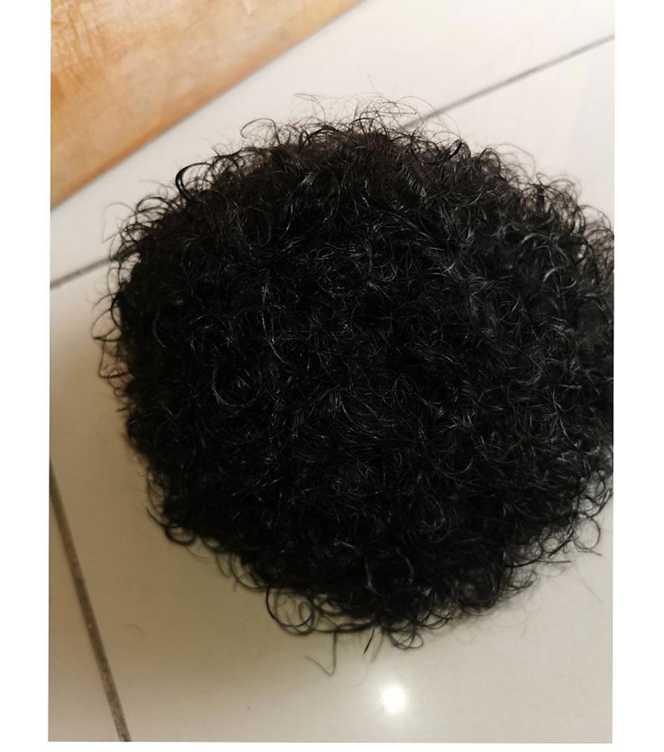 parrucca di capelli umani di remy taglio pixie per le donne nere breve afro ricci capelli brasiliani parrucca a buon mercato senza cappuccio parrucca di capelli umani nero naturale # 1b per la festa del 2025 a $46.99 –P16