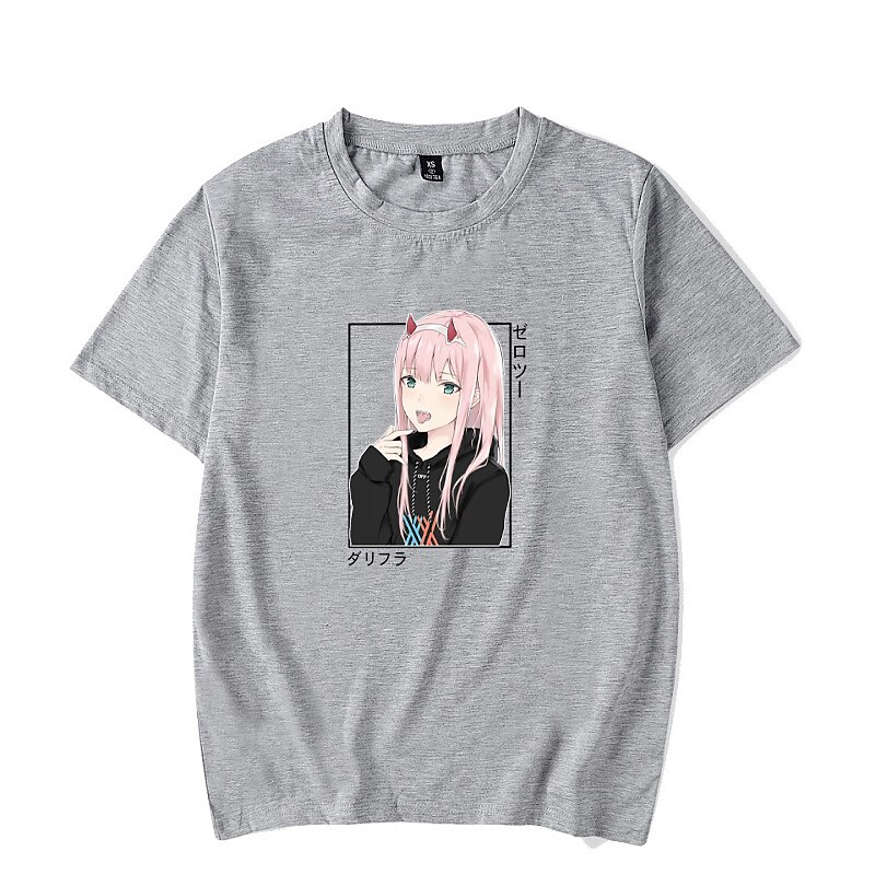 Darling in the Franxx Nulová dvě Anime Animák Manga Tisk Harajuku Grafika Kawaii Pro Pánské Dámské Dospělé Zpátky do školy Horká ražba 2025 - Kč349 –P6
