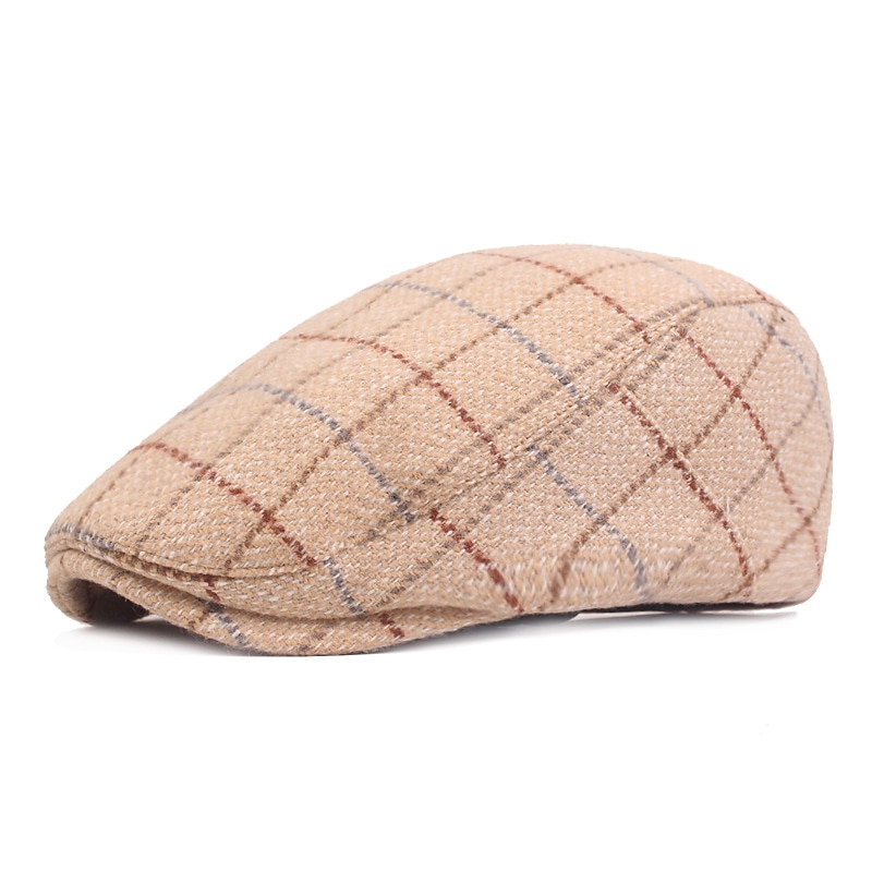 Per uomo Cappello basco Berretto in tweed Marrone Beige Cotone Streetwear Moda La moda degli anni '20 Esterno Giornaliero Per uscire Banda Caldo del 2025 a $17.99 –P7
