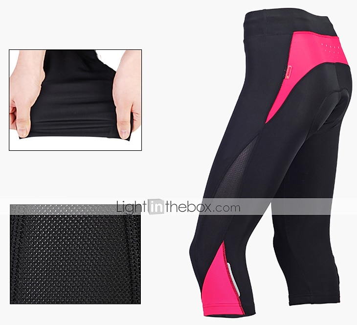 Women's Cycling 3/4 Tights Cycling Capris Pants Bike Pants Bottoms Mountain  Bike MTB Road Bike Cycling Sports Red / black Black Breathable Apparel  Advanced Relaxed Fit Bike Wear / High Elasticity 2024 - $20.99