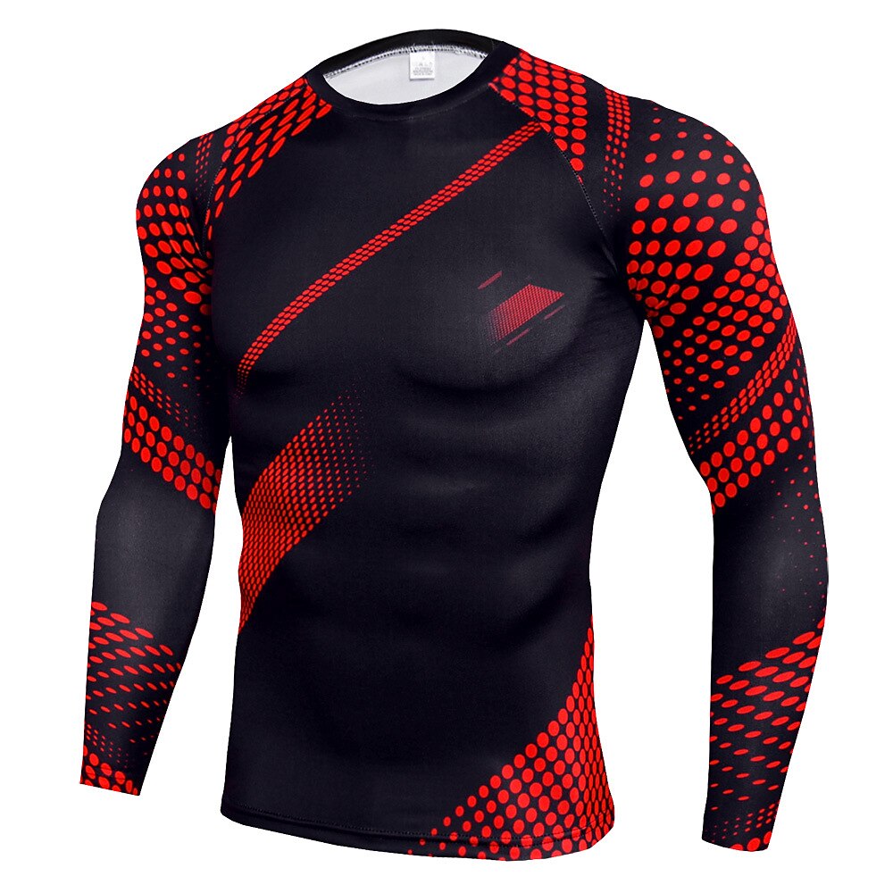 Men's Compression Shirt Running Shirt Long Sleeve Base Layer Athletic  Winter Spandex Breathable Mois… in 2023