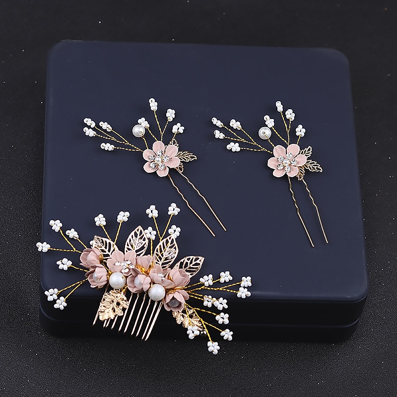 blu fiori dolci piccole perline fiore accessori per capelli pettine per capelli inserto per capelli copricapo da sposa vestito accessori per abiti del 2026 a $13.49 –P2