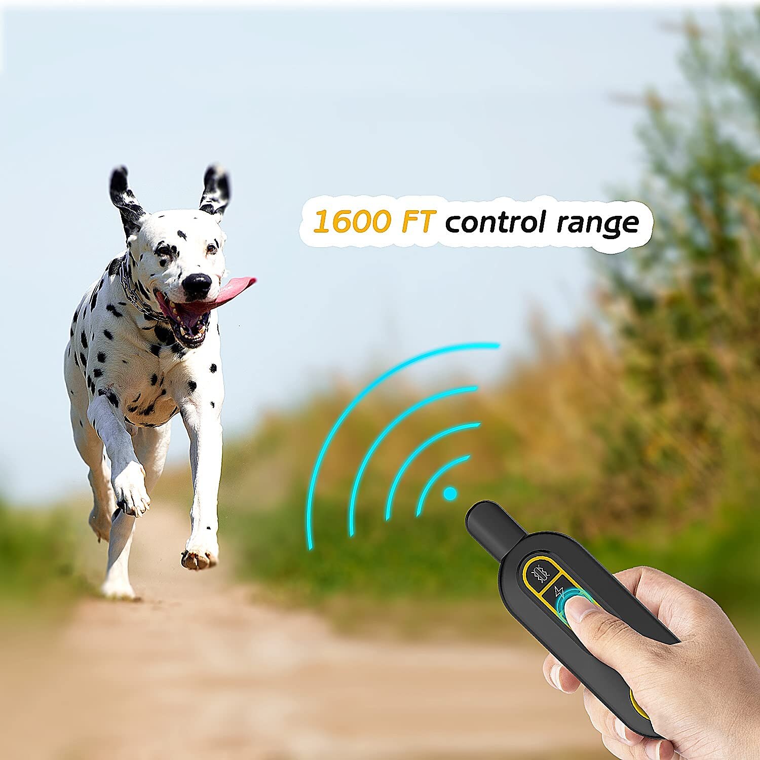 Collare da addestramento per cani da 1600 piedi con telecomando impermeabile ricaricabile 3 modalità emette segnali acustici vibrazioni scosse elettriche adatto per cani di taglia medio-grande del 2025 a $59.99 –P6