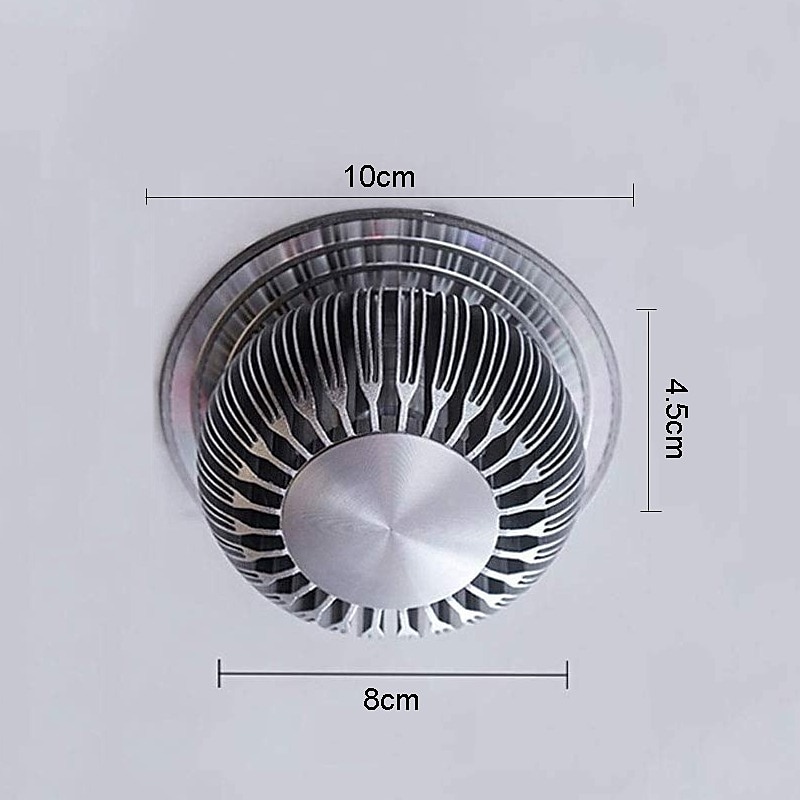 1-licht 10cm modern/eigentijds mini-stijl inbouw wandlampen led sferisch ontwerp aluminium gang trappen wandlamp 90-240v 3w 2025 - $46.99 –P1