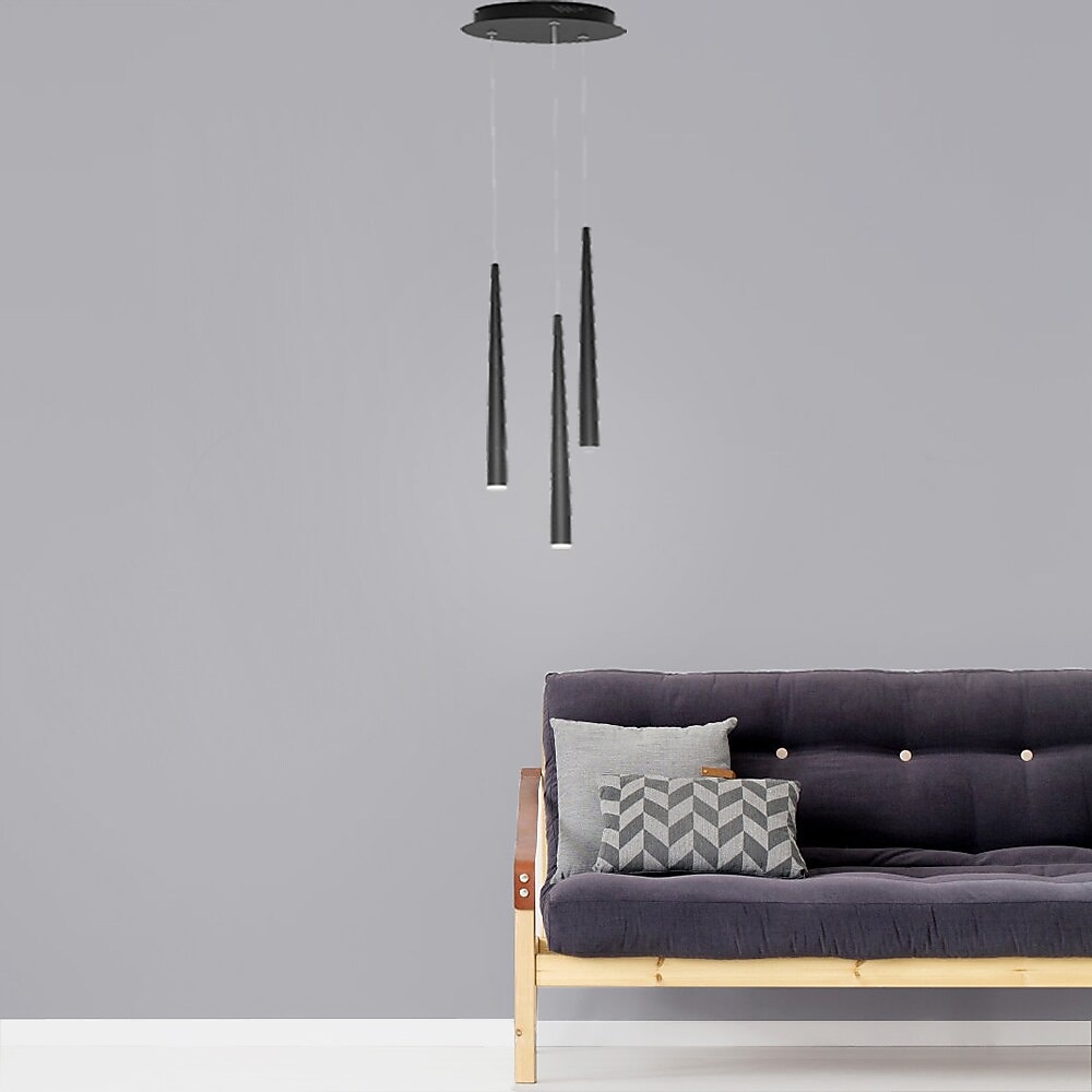 3-Light 2.5 cm LED Light Cluster Design Pendant Lights Metal Acrylic Cone Mini Anodized Modern 110-120V 220-240V 2026 - $165.99 –P3