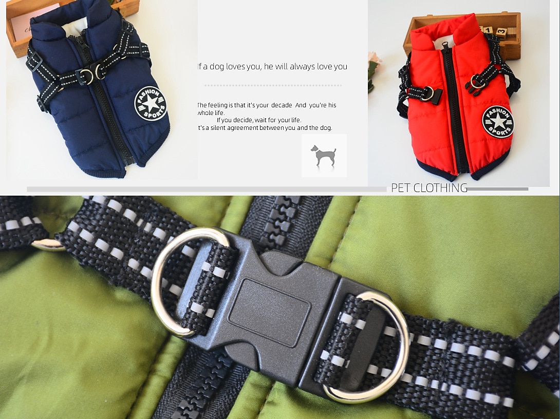 Dog Coat Jacket Dog clothes Winter Reflective Waterproof Warm Breathable Soft Outdoor Dog Clothing 2026 - $28.99 –P3