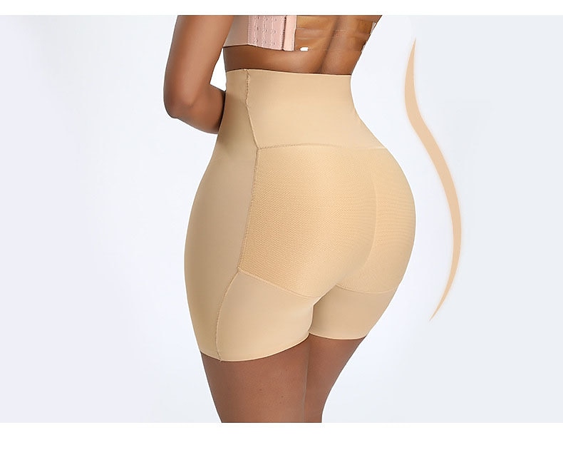 pantaloni cu o singură piesă pentru ridicarea corpului șolduri și pantaloni falsi căptușiți pentru modelarea burta pantaloni cu talie înaltă pentru femei 2025 - $12.99 –P5
