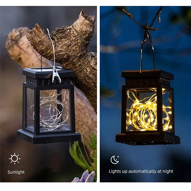 Solar Light 1PC,Outdoor Lights Lantern Waterproof Hanging Solar Lantern 30LEDs Night Light String for Garden Patio  Holiday Party Decoration 2026 - $16.99 –P5