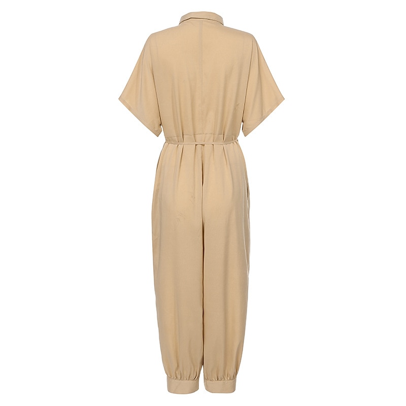 Women's Jumpsuits Deep V Loose Sleeveless Casual Print Loose Plus Size Casual Sleeveless Strappy Jumpsuit 2025 - $37.99 –P7