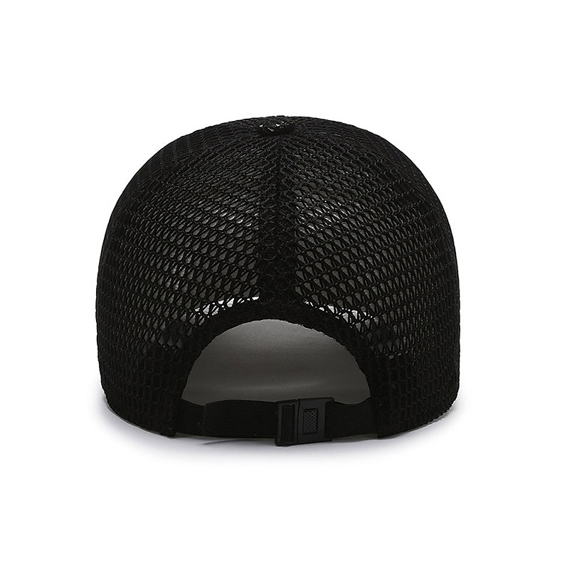 Boné de beisebol masculino boné de caminhoneiro unissex verão respirável chapéu de malha cheia preto azul marinho carta fitness resistente a ultravioleta esportes ao ar livre de 2025 por $11.49 –P5