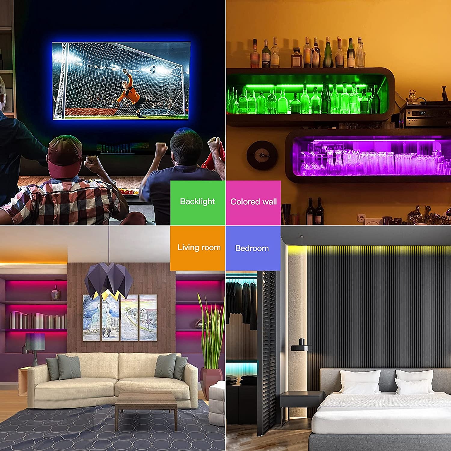 2025年 5v usb rgb cob ledライトストリップ1-3メートル変色ストリップライトテレビバックライトマルチカラーフレキシブルキャビネットボトムベルト音楽アプリコントローラー寝室キッチンホームdiy照明に適しています  コレクション – $21.99 –P7