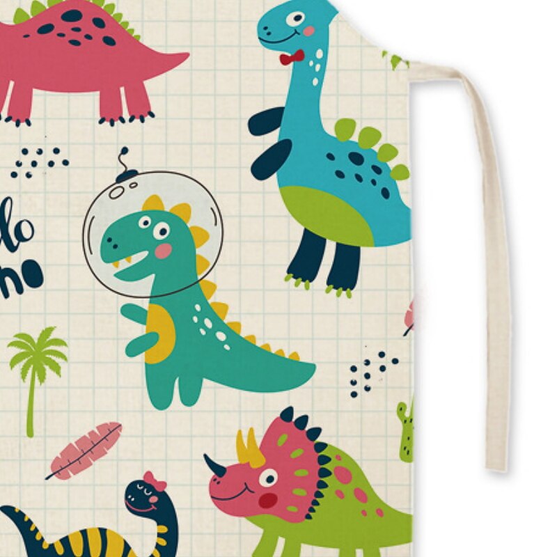 милые семейные фартуки с принтом динозавров 2026 - $6.49 –P2
