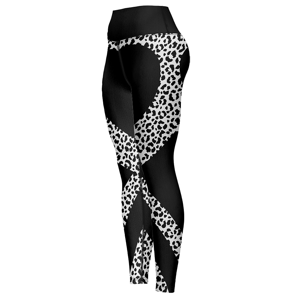 Γυναικεία Παντελόνι για γιόγκα Αντίστροφη καρότσα Έλεγχος κοιλιάς Ψηλή Μέση Γυμναστήριο προπόνηση Τρέξιμο Καταλληλότητα Κολάν με κοψίματα Λεοπάρ Γεωμετρία Μπλε Παγονί Μαύρο Κίτρινο Φθινόπωρο Χειμώνας 2026 - $19.99 –P9