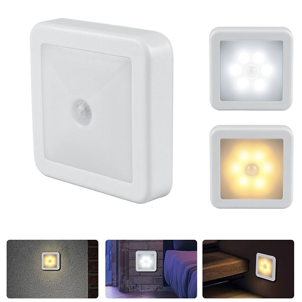 Led lampka nocna czujnik ruchu inteligentna lampka nocna na baterie lampka nocna wc do pokoju przedpokój ścieżka oświetlenie toalety w domu! 2025 - $16.99 –P3