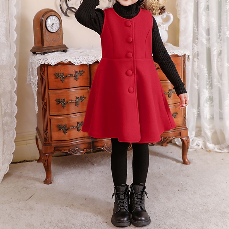 Da ragazza 3D Liscio Cappotto Manica lunga Autunno Inverno stile sveglio Adorabile Bambino 3-12 anni Giornaliero Standard del 2025 a $38.99 –P10
