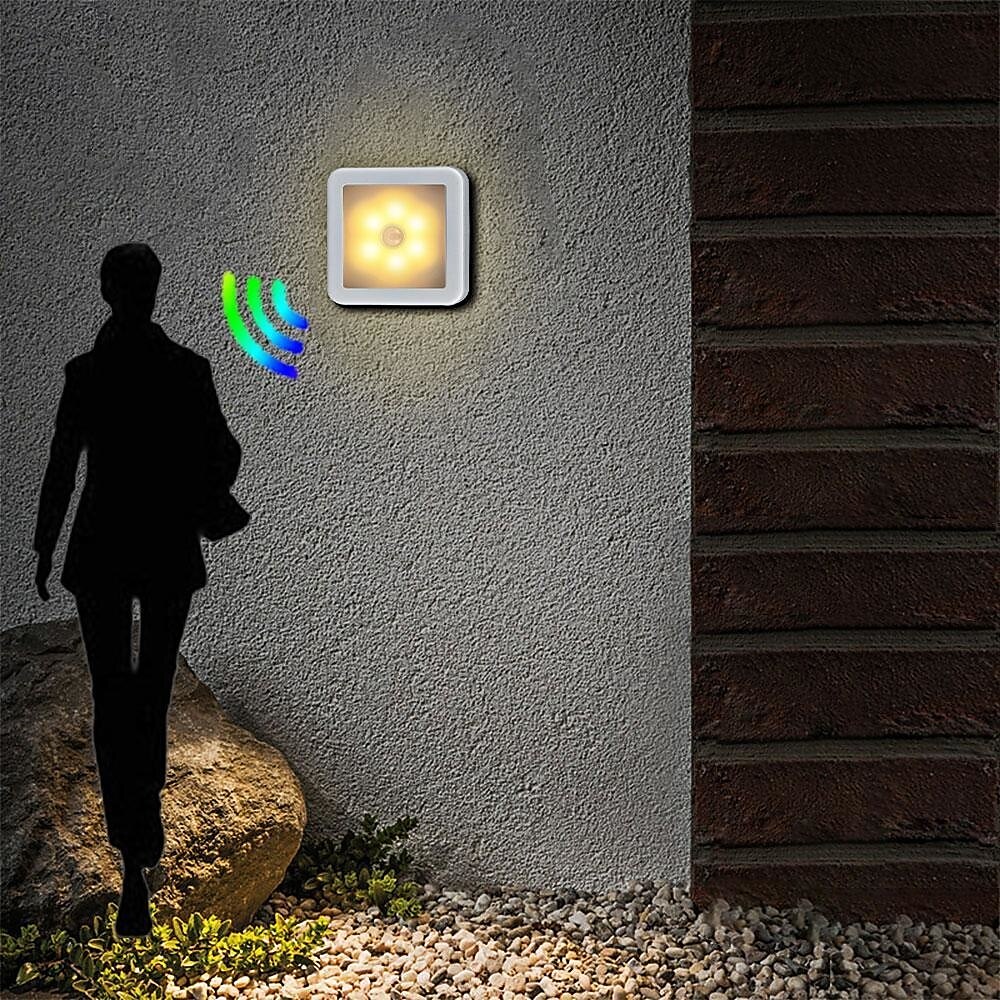 Led lampka nocna czujnik ruchu inteligentna lampka nocna na baterie lampka nocna wc do pokoju przedpokój ścieżka oświetlenie toalety w domu! 2025 - $16.99 –P6