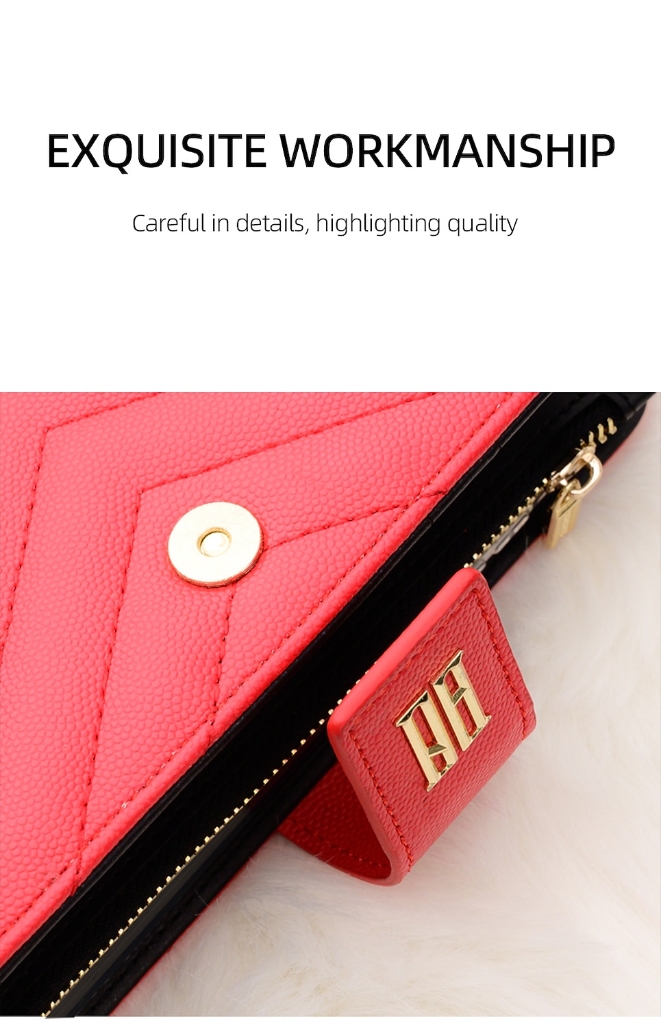 Phone Case For iPhone 15 Pro Max Plus iPhone 14 13 12 Pro Max Plus Wallet Case Zipper with Wrist Strap Card Slot Genuine Leather 2025 - $34.99 –P8