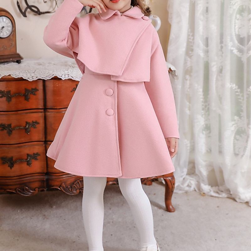 Da ragazza 3D Liscio Cappotto Manica lunga Autunno Inverno stile sveglio Adorabile Bambino 3-12 anni Giornaliero Standard del 2025 a $38.99 –P8