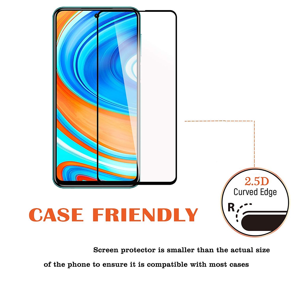 2025年 2 PCS スクリーンプロテクター 用途 XIAOMI Mi 11 ミ10 Mi 10 Pro Redmi Note 9 Redmi Note 9 Pro 強化ガラス ハイディフィニション(HD) 傷防止  コレクション – $11.99 –P3