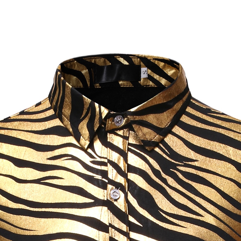Schijf Jaren '80 Blouse / overhemd Schijf Voor heren Carnavalskostuum Maskerade Feest Vrijgezellenfeest Prideparade Volwassenen Blouse 2025 - $43.99 –P5