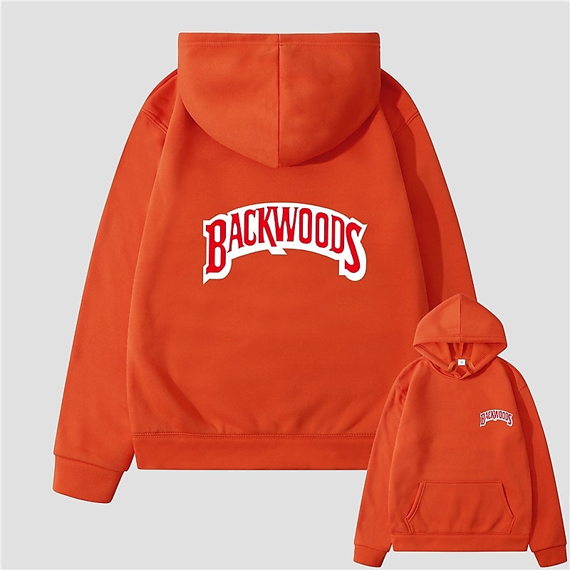 Per uomo Lettera Felpa con Cappuccio Felpe con cappuccio Felpa Cool Casual Essenziale Manica Lunga Con Cappuccio Uscire Scarlet prima e dopo Grande rosso prima di grande Grande rosso prima piccolo del 2026 a $30.99 –P9