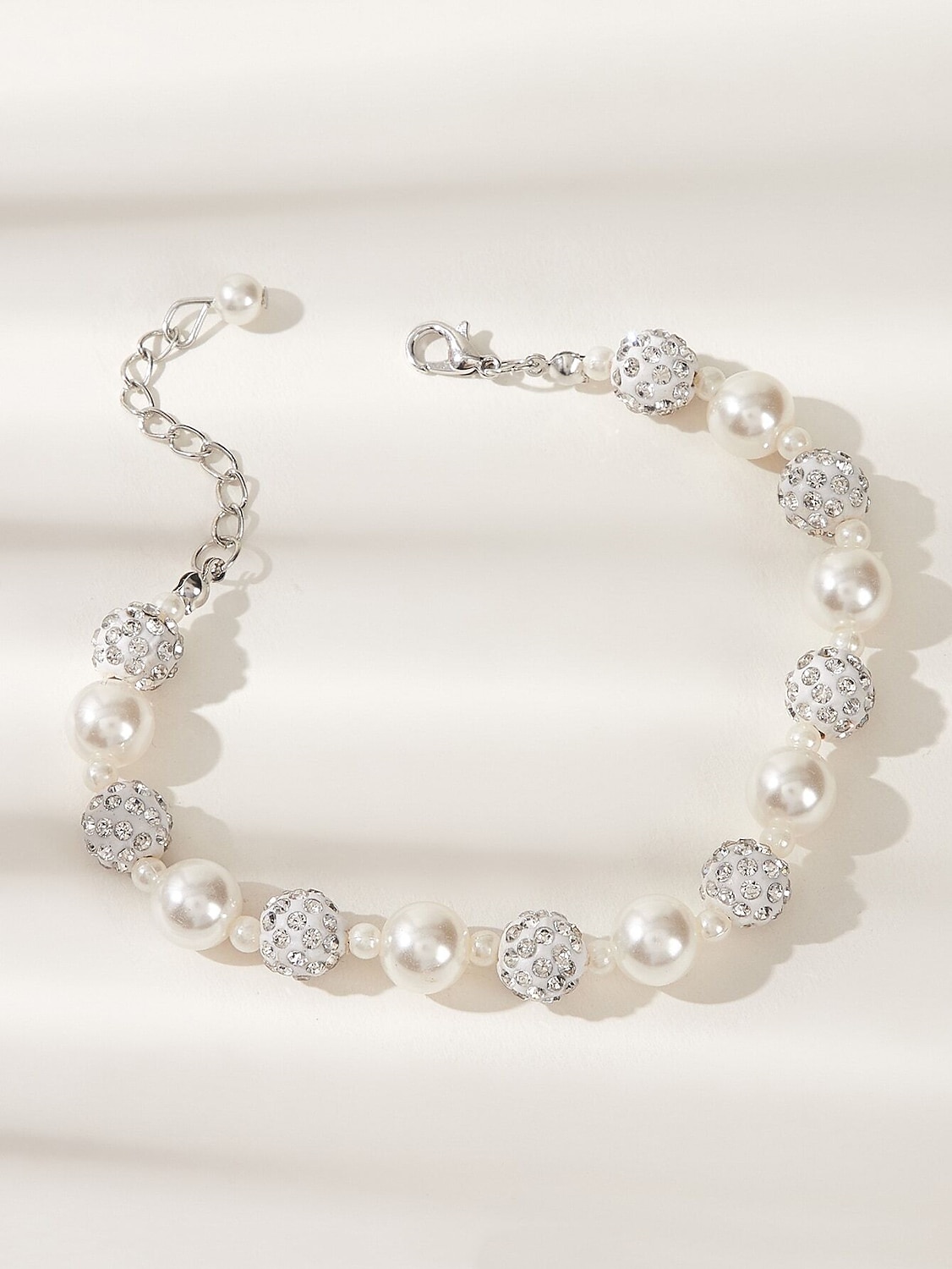 Γυναικεία Βραχιόλι με χάντρες Κλασσικό Μόδα Μοντέρνα Εξατομικευόμενο Κομψό Γιορτή Κράμα Βραχιόλι Κοσμήματα Λευκό Για Πάρτι / Βράδυ Αργίες Ημερομηνία Παραλία Φεστιβάλ 2025 - $7.49 –P5