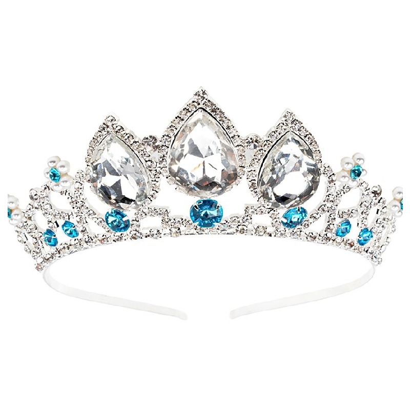 Kinderen Voor meisjes Haaraccessoires Actief Zoet Buiten Dagelijks Effen Zilver blauw 2025 - $9.49 –P4
