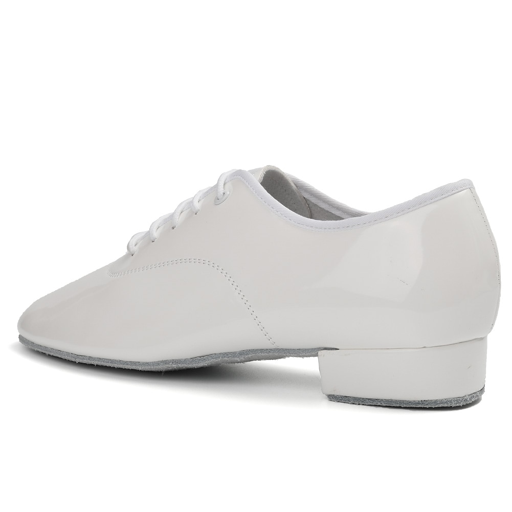 sapatos de dança de salão masculinos em couro envernizado preto – design com cadarço e sola de camurça para um desempenho suave de 2025 por $34.99 –P18