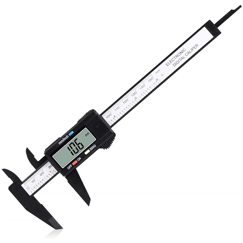 Calibrador digital 150mm herramienta de medición de acero inoxidable de calibre micrométrico de conversión calibre a vernier electrónico IP54 sistema de medición de milímetros/pulgadas