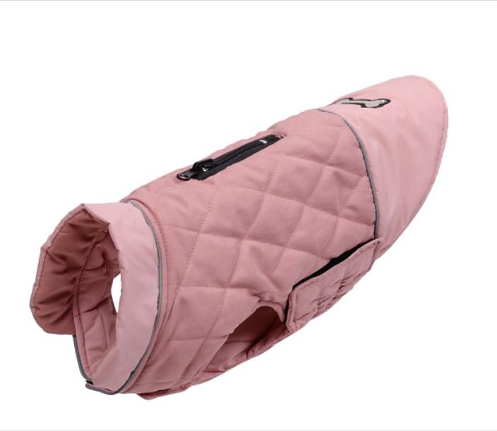 hundedun frakk vanntett vindtett vendbar hund vinterfrakk lett varm hundejakke refleks hundevest frakk klær kaldt vær hundeklær for små middels store hunder rød-m 2025 - $27.99 –P2