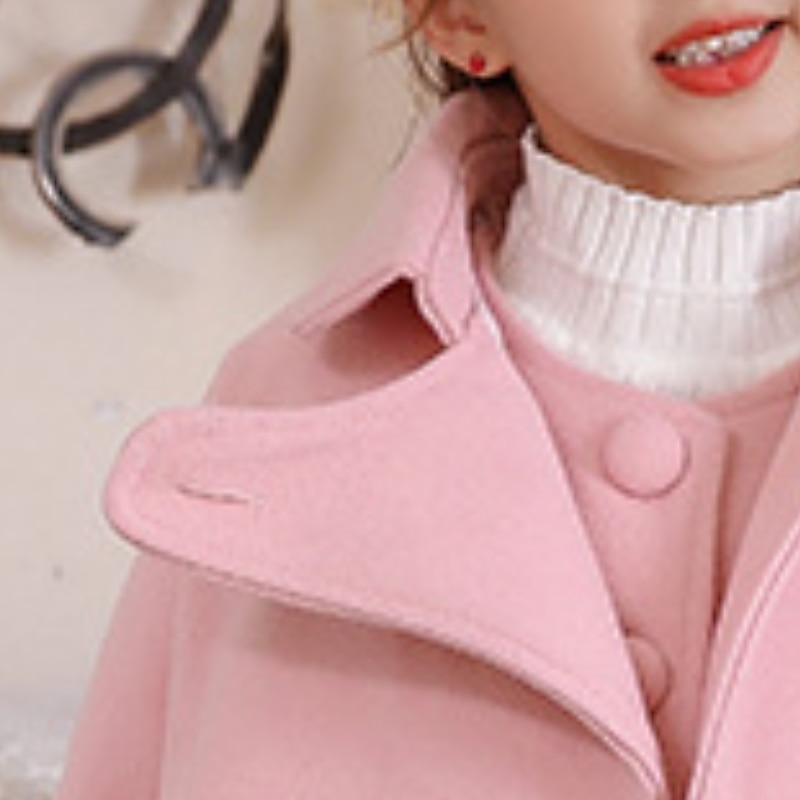 Da ragazza 3D Liscio Cappotto Manica lunga Autunno Inverno stile sveglio Adorabile Bambino 3-12 anni Giornaliero Standard del 2025 a $38.99 –P2